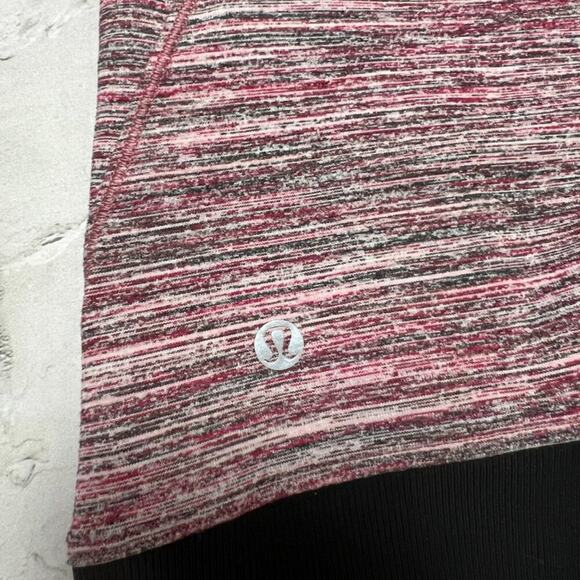 Lululemon Runderful 1/2 Zip Pullover SIZE 4 Space Dye Camo Berry Long Sleeve NEW - Picture 6 of 12